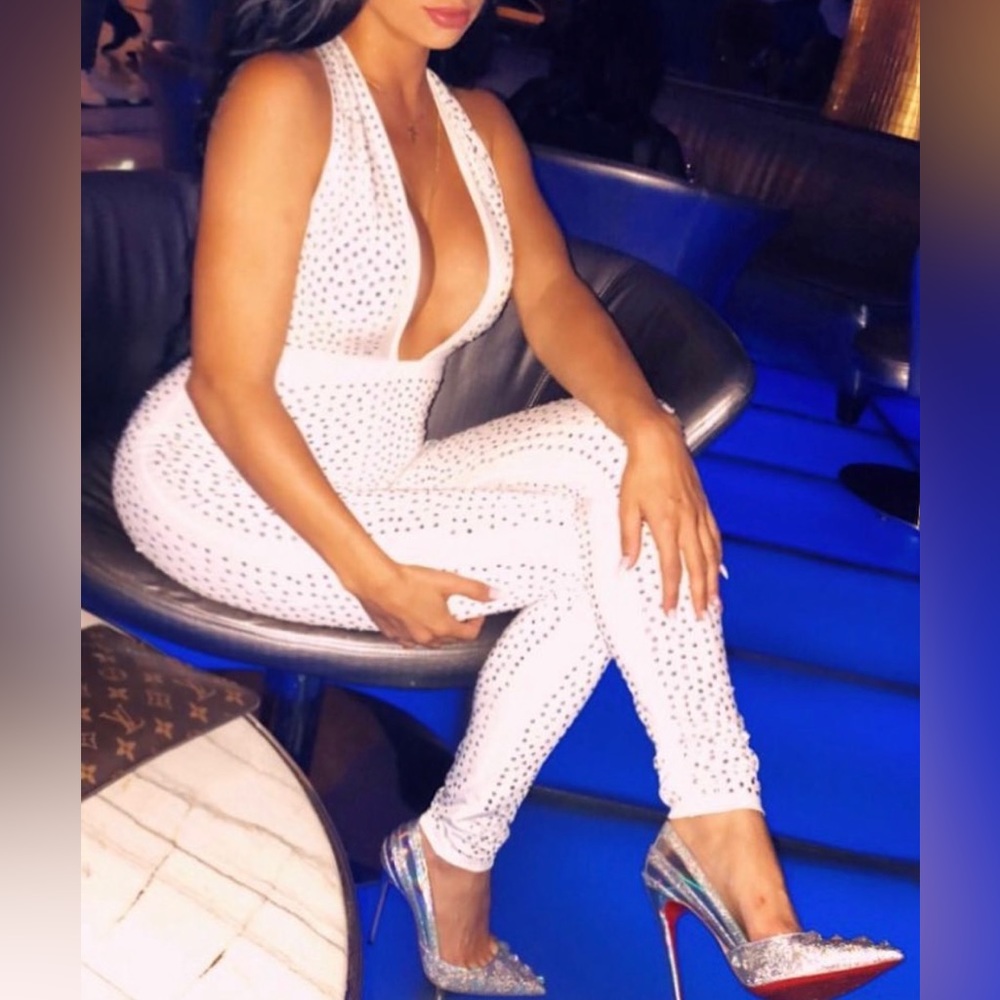 Beaded One Piece Jumpsuit